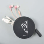 Miffy Black Round Pouch