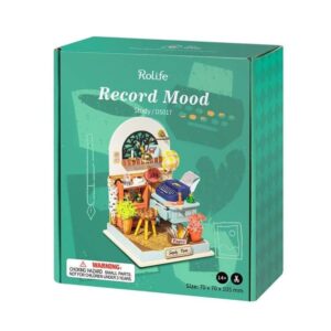 DIY Miniature House Record Mood Study