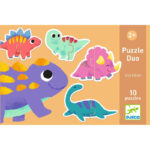 Djeco DJ8263 Duo Dinosaur Puzzle 20pc
