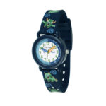 Cactus Black and Blue Time Teaching Monster Watch