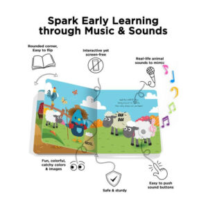 Ditty Bird Farm Animal Sound Book (USB-C)