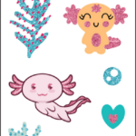 Axolotls Stickers