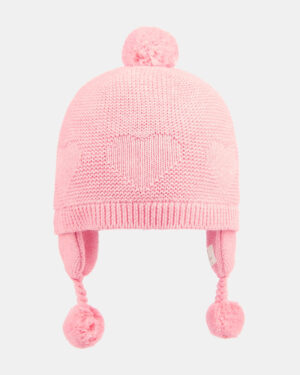 Organic Earmuff Heart/Pearl / M