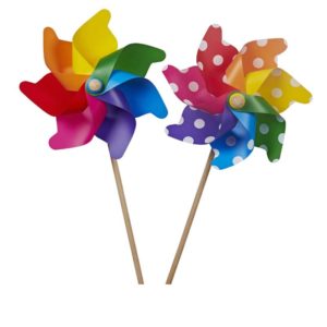 Large Colourful Windmill Italian Made 32cm