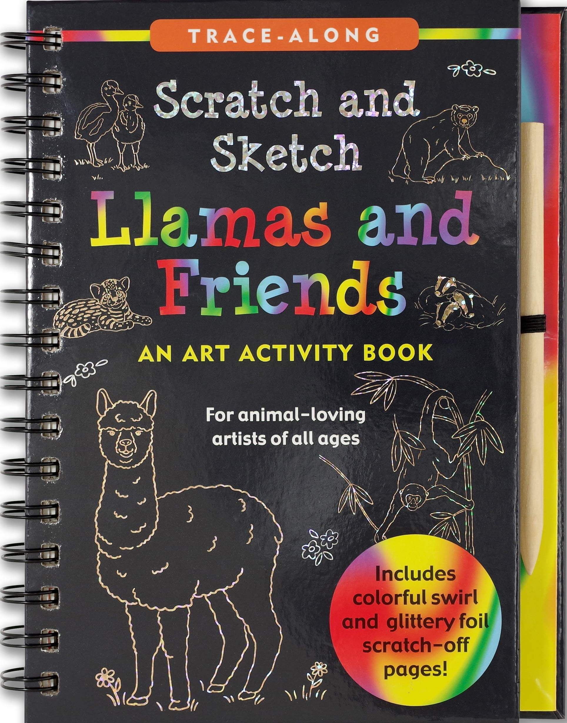 Scratch & Sketch Llamas and Friends Trace-Along