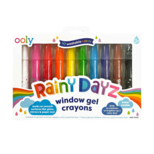 Ooly Window Gel Crayons Rainy Dayz