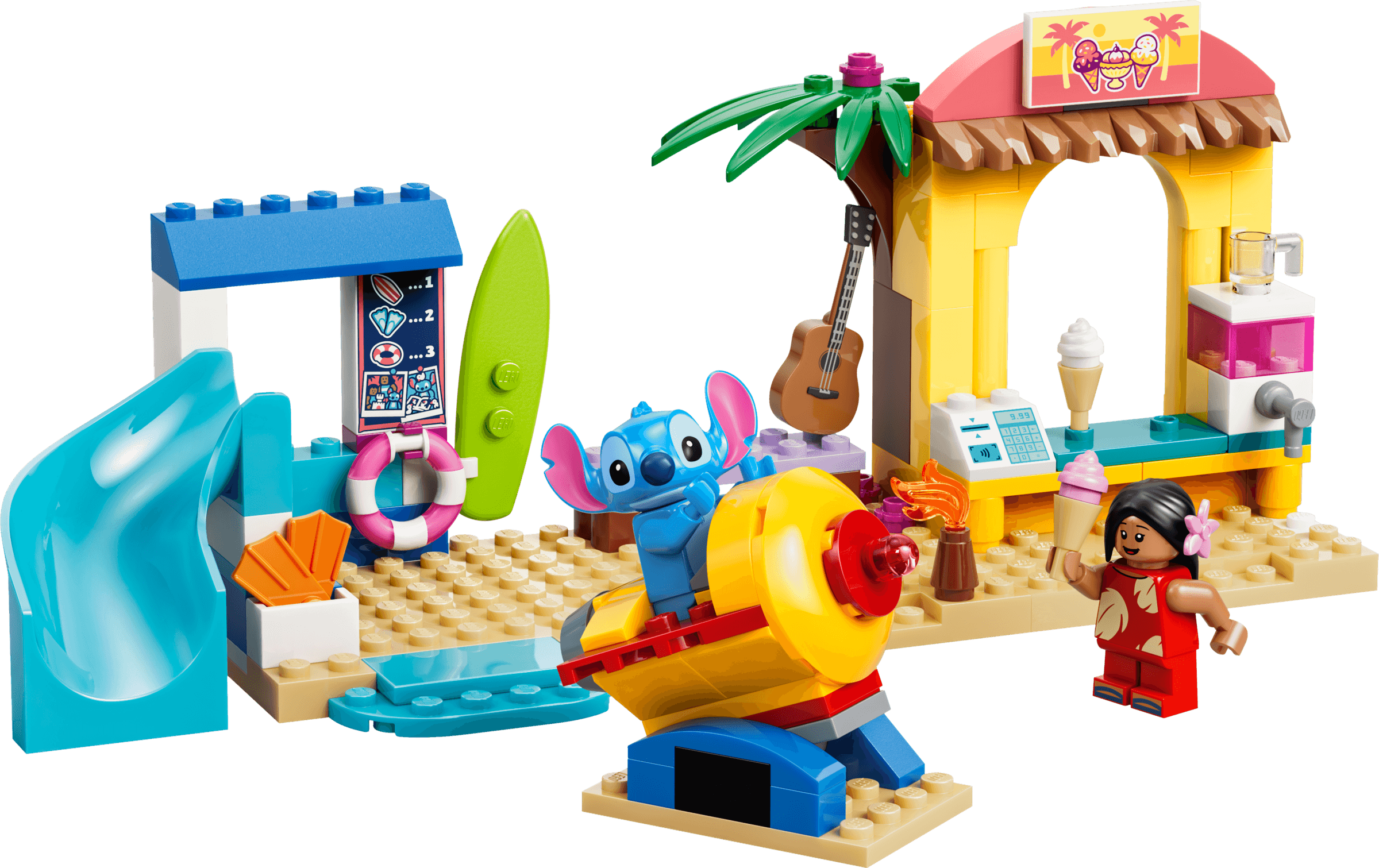 LEGO Disney 43280 Beach Fun with Lilo & Stitch