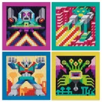 Djeco DJ09452 Paper Invaders Weaving Set