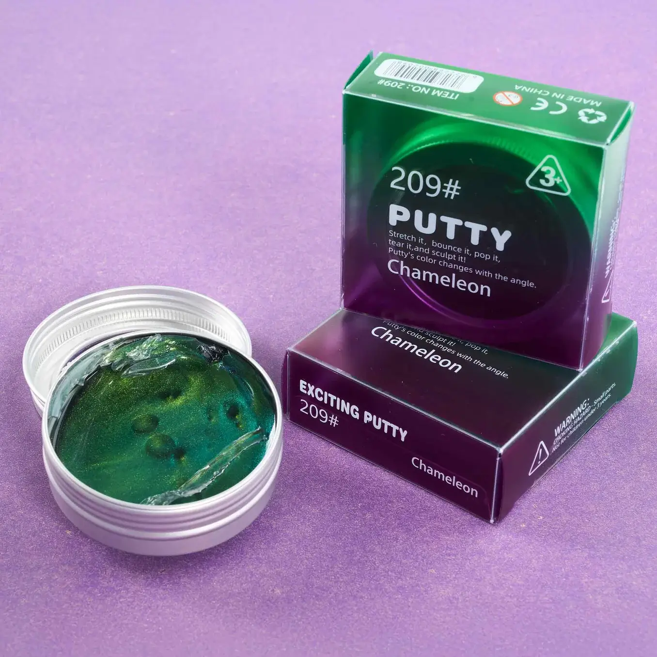 Heebie Jeebies Putty Colour Change Chameleon