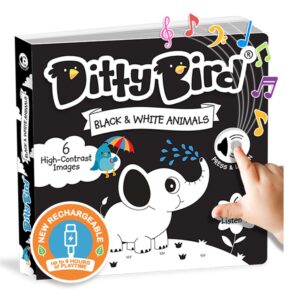 Ditty Bird Black & White Animals (USB-C)