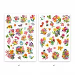 Djeco DJ9616 Flower Temporary Tattoos