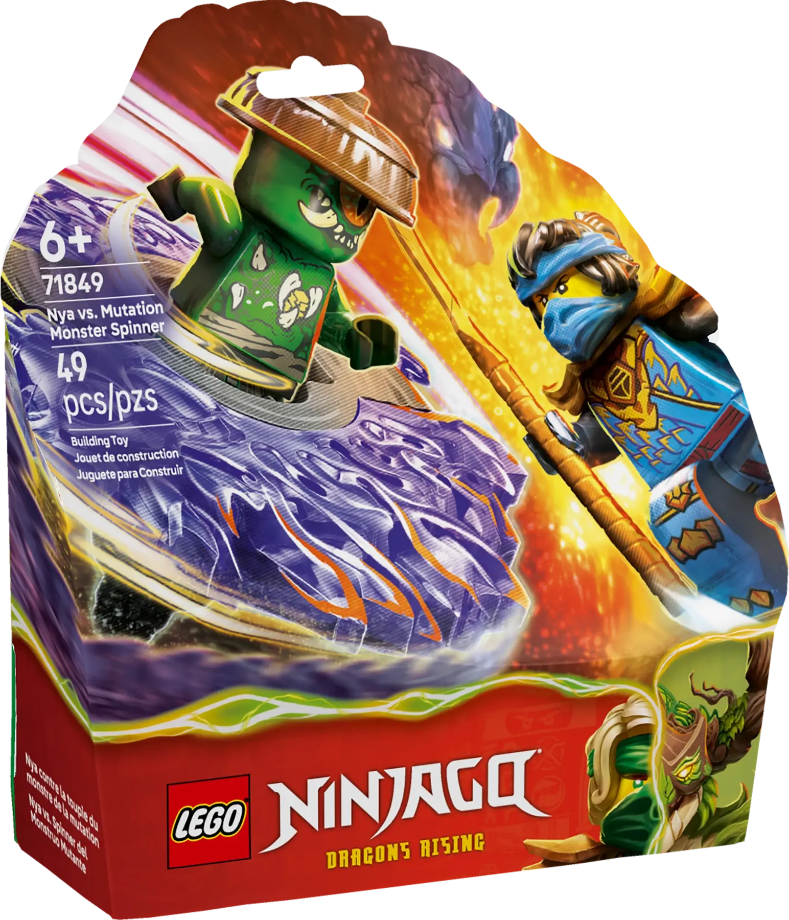 Lego Ninjago 71849 Nya vs. Mutation Monster Spinner Lego Ninjago 71849 Nya vs. Mutation Monster Spinner