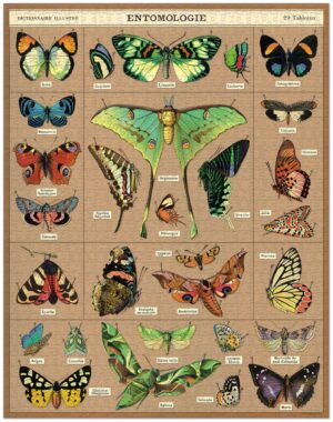 Cavallini Entomology Puzzle 1000pc