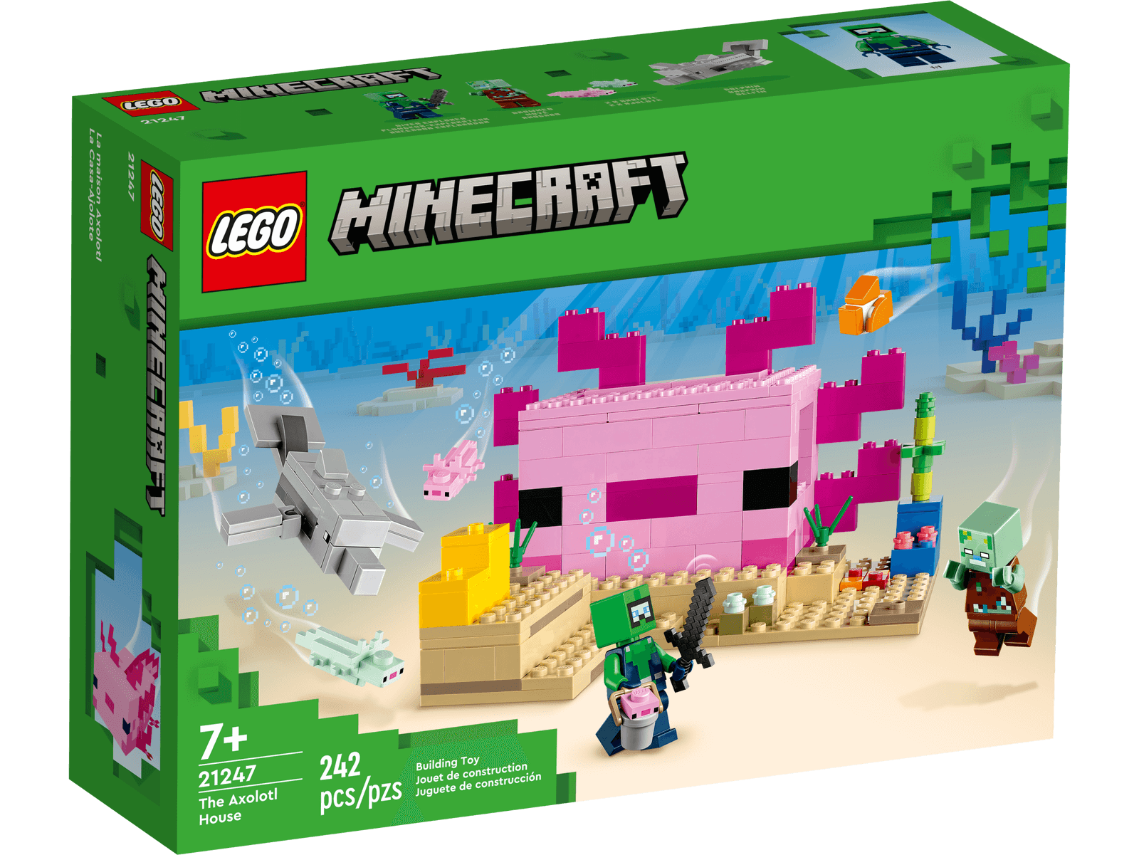 LEGO Minecraft 21247 The Axolotl House Imagine If lego-minecraft-21247-the-axolotl-house-imagine-if