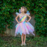 Great Pretenders GP30827 Rainbow Fairy Dress & Wings Size 7-8