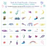 Peter Pauper Press Seek & Find Unicorn 100pc Puzzle
