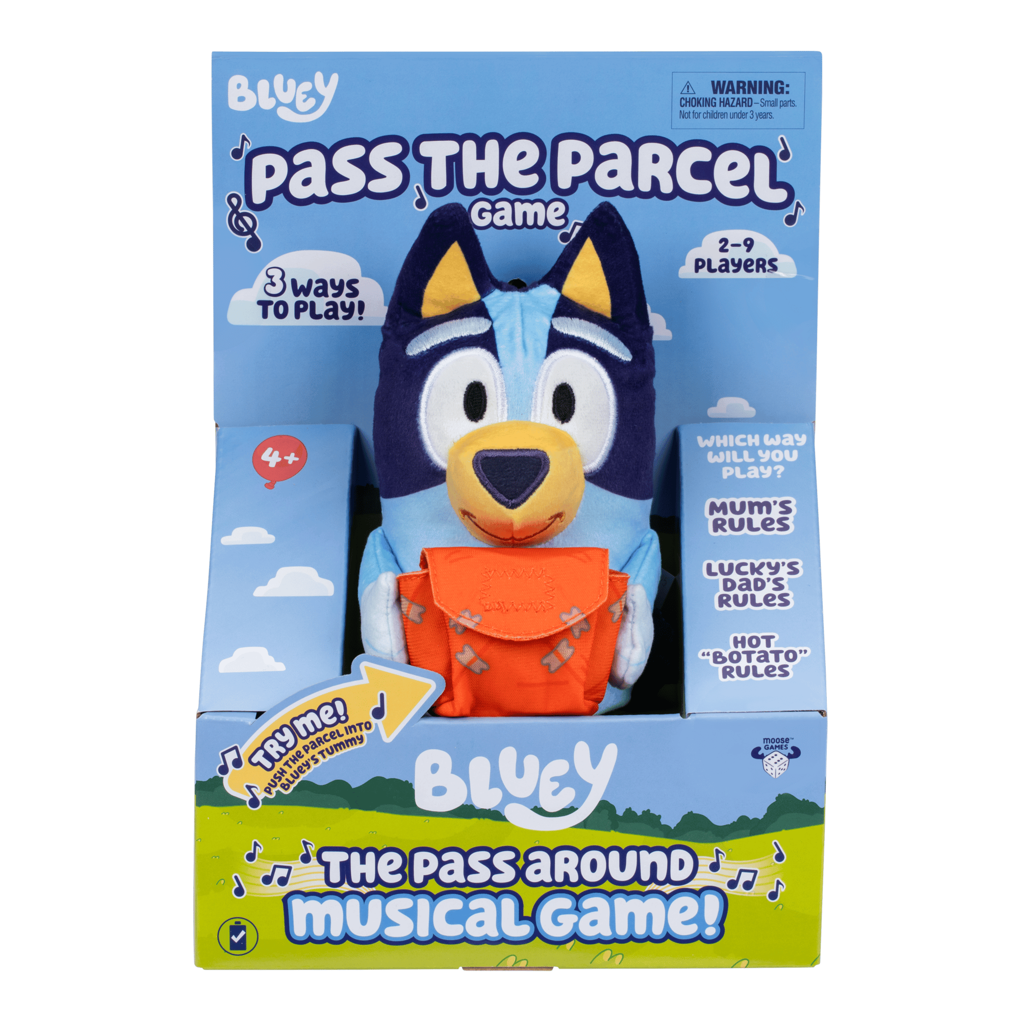 Bluey Pass the Parcel Game