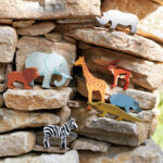 Tender Leaf Safari Zebra Wooden Figurine