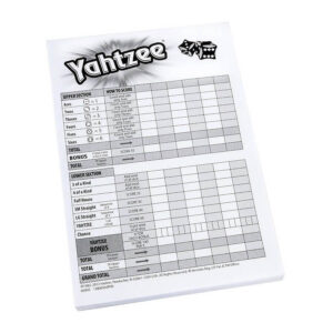 Yahtzee Score Cards