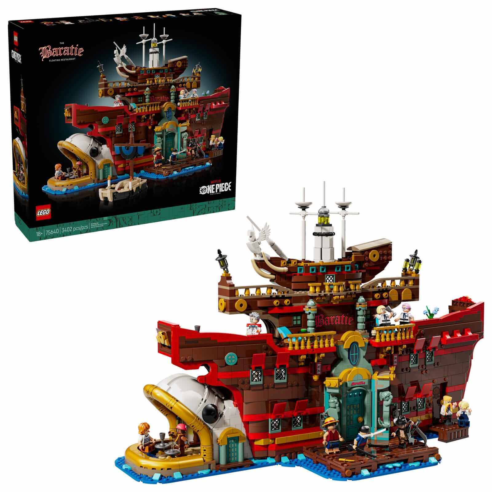 LEGO One Piece 75640 The Baratie Floating Restaurant