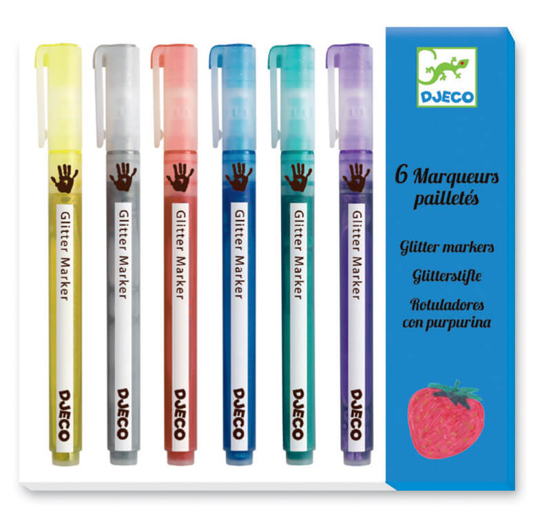 Djeco DJ8871 Glitter Markers