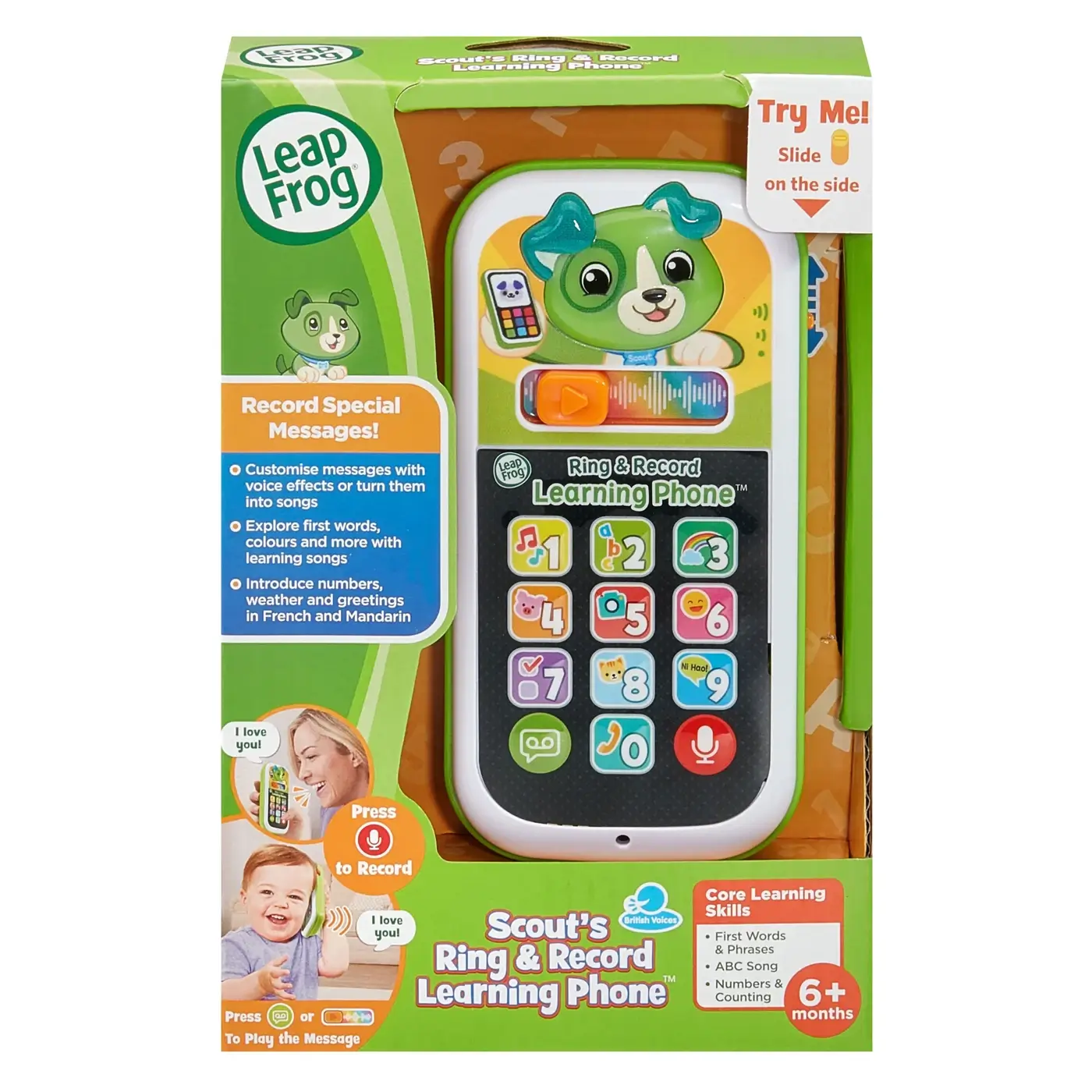 LeapFrog Scout’s Ring & Record Learning Phone