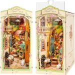 DIY Miniature Book Nook Floral Corner