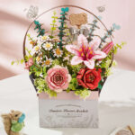 DIY Wooden Bloom Flower Basket