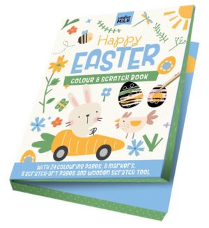 Happy Easter Colour And Scratch Art Kit