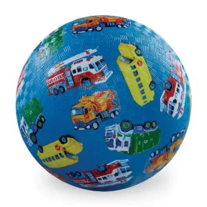 7 Inch Playground Ball - City Vehicles (Blue)