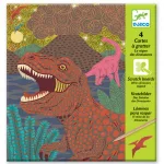 Djeco DJ9726 Scratch Cards Dinosaur