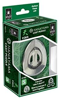 EQUA Hanayama Cast Metal Brain Teaser Puzzle (Level 5)