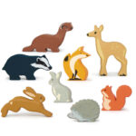 Tender Leaf Woodland Fox Wooden Figurine