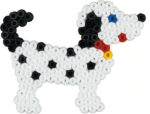 Hama White Dog Template With 450 Beads