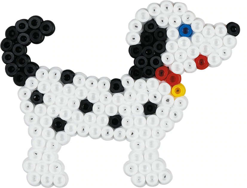 Hama White Dog Template With 450 Beads