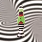 Diamond Motion Lamp B&W Stripes