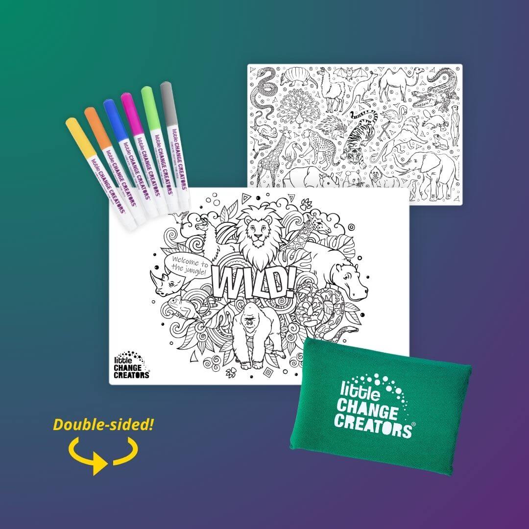 RE-FUN-ABLE Pocket Colouring Set - Wild