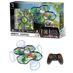 Revolt Radio Control Orbitz Lumina Obstacle Advance Drone with 16 Stunts