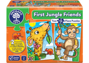 Orchard Toys First Jungle Friends Puzzle 2 x 12pcs