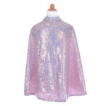 Great Pretenders Silver Reversible Sequin Cape Age 3-4