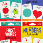 Flash Cards Set of 4