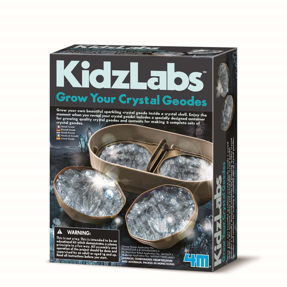 4M Kidz Labs Grow Your Crystal Geodes