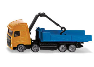 Siku 1683 Volvo Truck With Hooklift And Crane