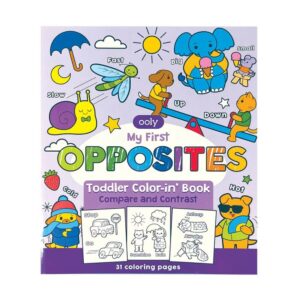 Ooly Colour-in Book Toddler - Opposites