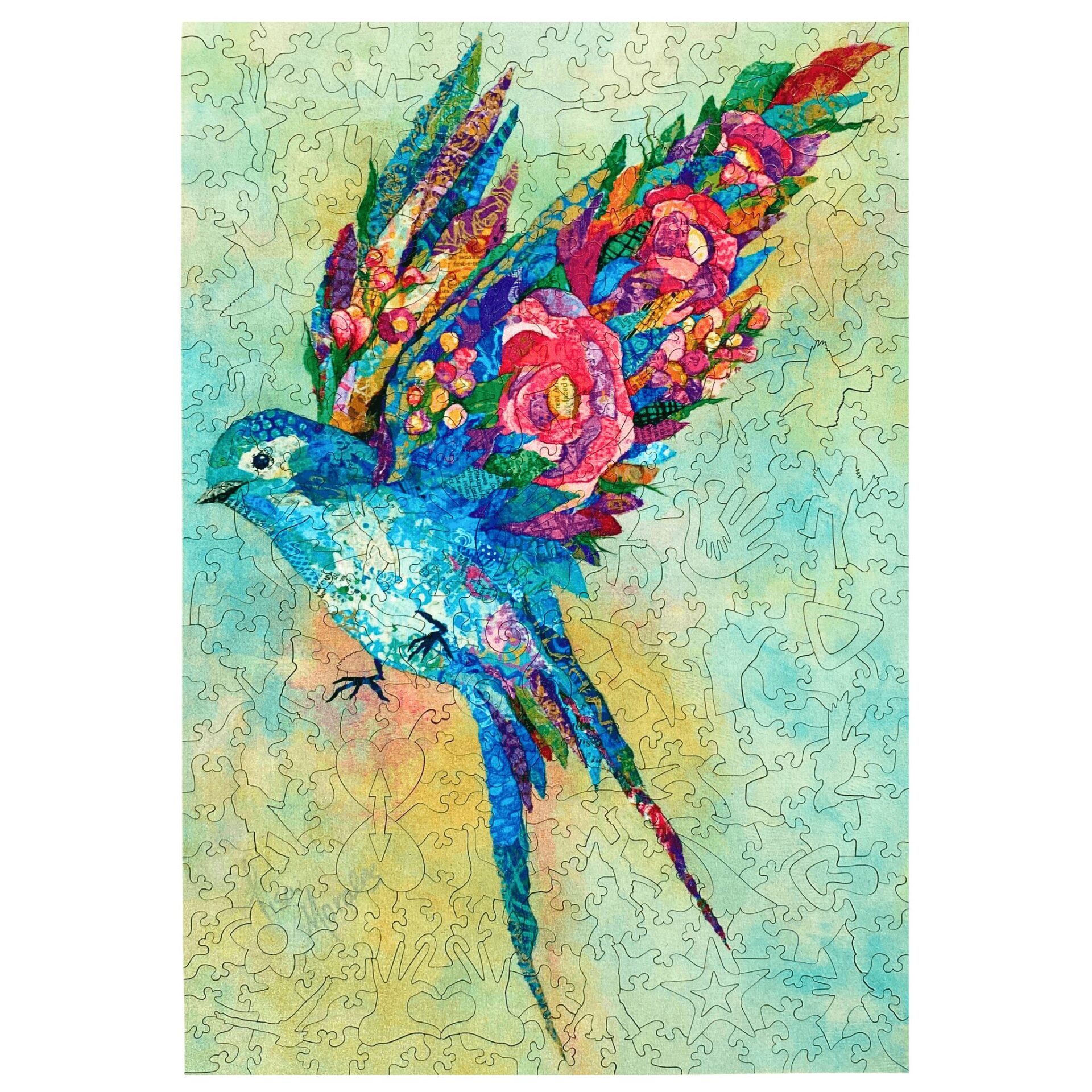 Twigg Puzzles Botanical Swallow 315pc Wooden Puzzle