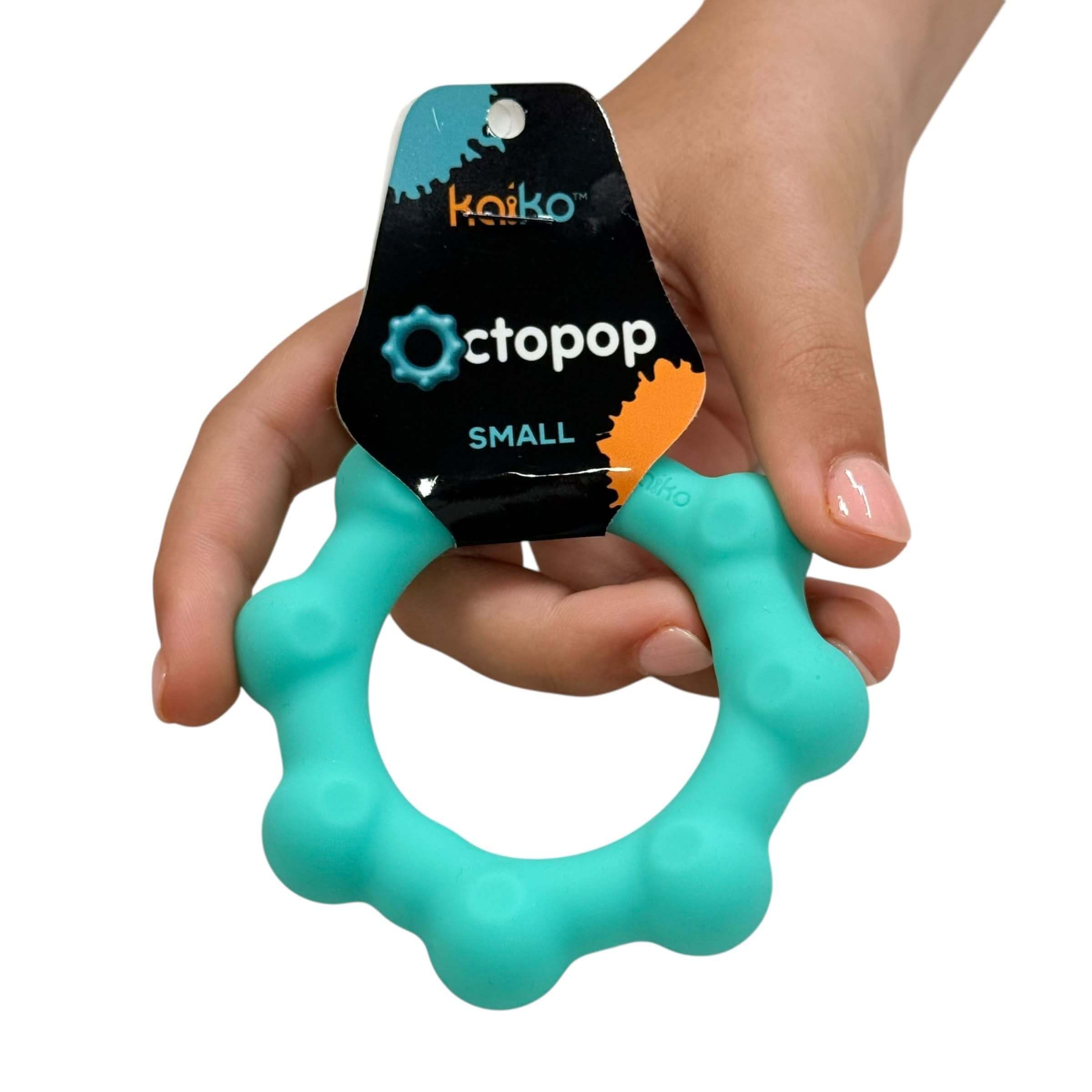 Octopop Small Teal - Quiet. Wearable. Satisfying.