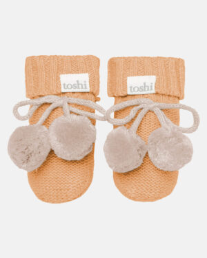 Toshi Organic Booties Bobby/ Oak / 000
