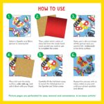 Color-By-Foil Sticker Book - Sparkle and Shine