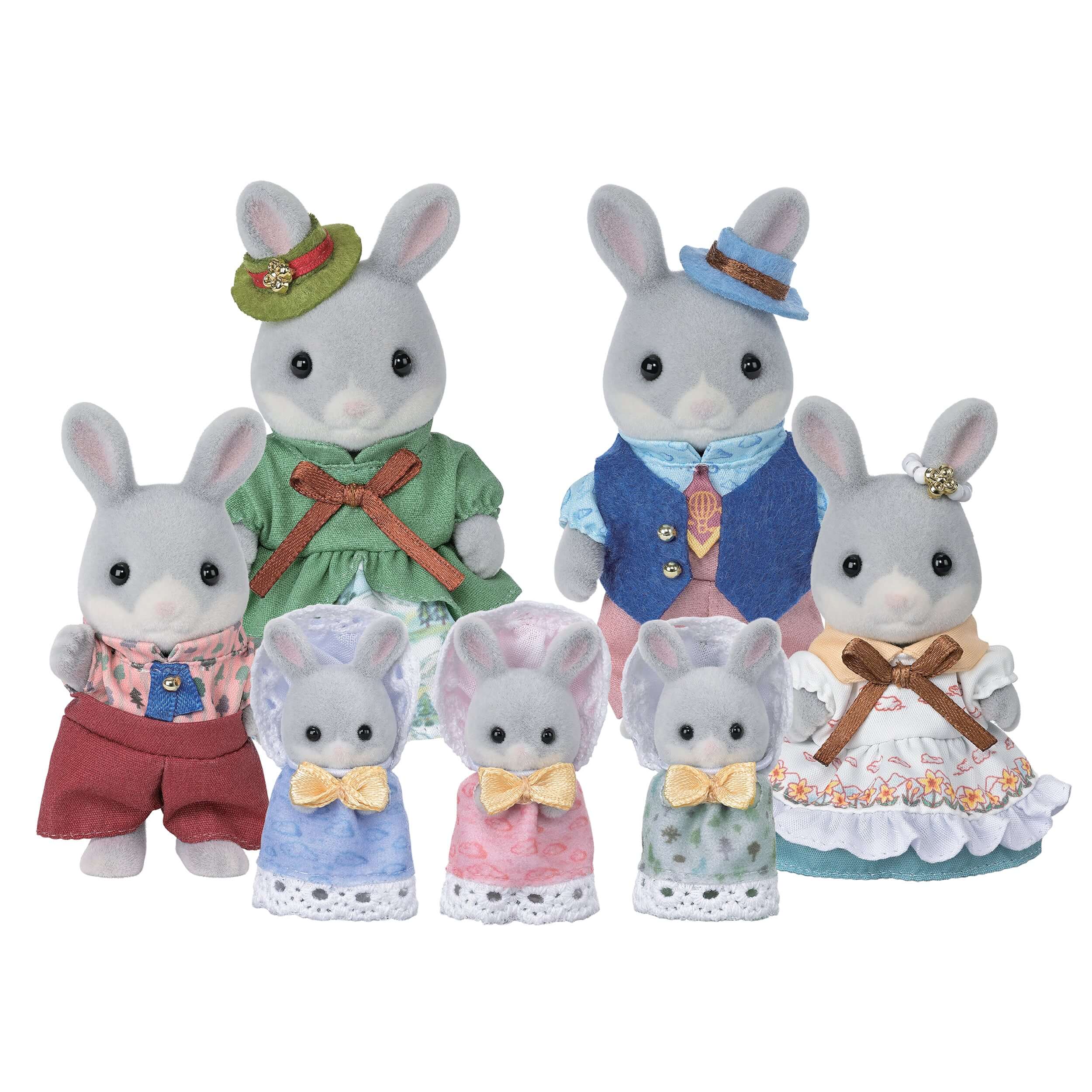 SF 5863 Cottontail Rabbit Family