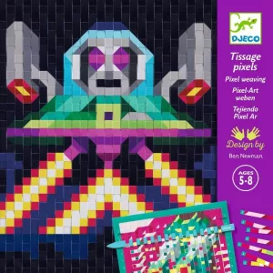 Djeco DJ09452 Paper Invaders Weaving Set